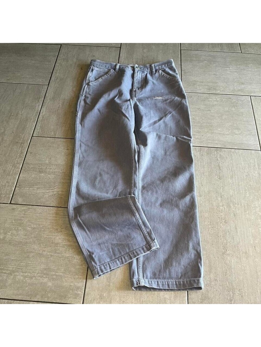 Topshop s Carpenter Pants Purple Utility Workwear